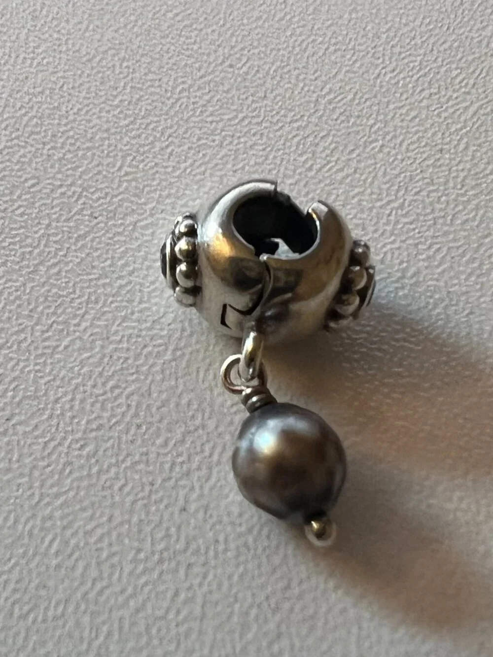 Pandora Clip‑On Dangle Charm – Sterling Silver S925 ALE